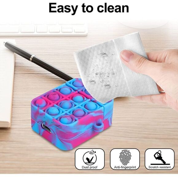 AirPods Case 2&1 withâKeychainâPopâFidgetâCase - Picture 5 of 5